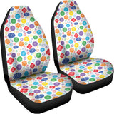Seven Chakra Symbols Pattern Print Universal Fit Car Seat Covers 102422