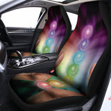 Seven Chakras Energy Print Universal Fit Car Seat Covers 102422