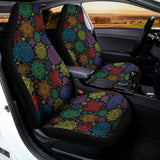 Seven Chakras Flowers Pattern Print Universal Fit Car Seat Covers 102422