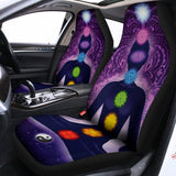 Seven Chakras Mandala Print Universal Fit Car Seat Covers 102422