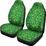 Shamrock Leaf St. Patrick's Day Print Universal Fit Car Seat Covers 102422