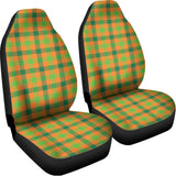 Shamrock Plaid Saint Patrick's Day Print Universal Fit Car Seat Covers 102422