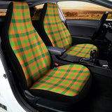 Shamrock Plaid Saint Patrick's Day Print Universal Fit Car Seat Covers 102422