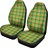 Shamrock Plaid St. Patrick's Day Print Universal Fit Car Seat Covers 102422