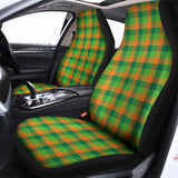 Shamrock Plaid St. Patrick's Day Print Universal Fit Car Seat Covers 102422