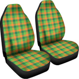 Shamrock Plaid St. Patrick's Day Print Universal Fit Car Seat Covers 102422