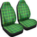 Shamrock Tartan St. Patrick's Day Print Universal Fit Car Seat Covers 102422