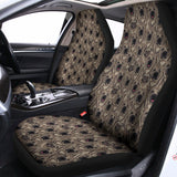 Shar Pei And Pug Pattern Print Universal Fit Car Seat Covers 102422