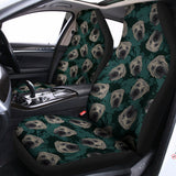 Shar Pei Face Pattern Print Universal Fit Car Seat Covers 102422