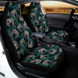 Shar Pei Face Pattern Print Universal Fit Car Seat Covers 102422