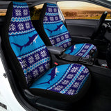 Shark Knitted Pattern Print Universal Fit Car Seat Covers 102422