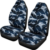 Shark Underwear Pattern Print Universal Fit Car Seat Covers 102422