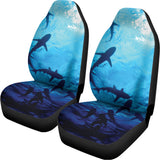 Shark Underwear Print Universal Fit Car Seat Covers 102422