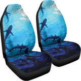 Shark Underwear Print Universal Fit Car Seat Covers 102422