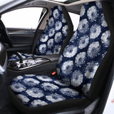 Shibori Motif Pattern Print Universal Fit Car Seat Covers 102422