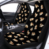 Shih Tzu Puppy Pattern Print Universal Fit Car Seat Covers 102422