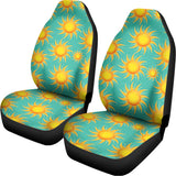 Shiny Sun Pattern Print Universal Fit Car Seat Covers 102422