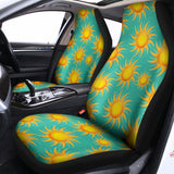 Shiny Sun Pattern Print Universal Fit Car Seat Covers 102422