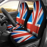 Silky Union Jack British Flag Print Universal Fit Car Seat Covers 102422