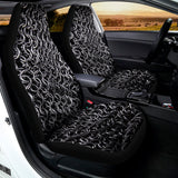 Silver Chainmail Print Universal Fit Car Seat Covers 102422
