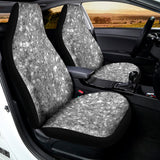 Silver (NOT Real) Glitter Print Universal Fit Car Seat Covers 102422