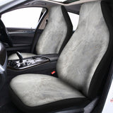 Silver Grey Marble Print Universal Fit Car Seat Covers 102422