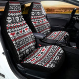 Skull Knitted Pattern Print Universal Fit Car Seat Covers 102422