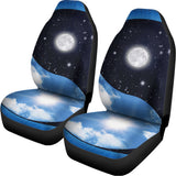 Sky And Space Yin Yang Print Universal Fit Car Seat Covers 102422