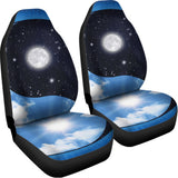 Sky And Space Yin Yang Print Universal Fit Car Seat Covers 102422