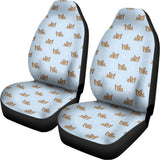 Sleeping Chihuahua Pattern Print Universal Fit Car Seat Covers 102422