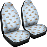 Sleeping Chihuahua Pattern Print Universal Fit Car Seat Covers 102422