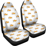Sleeping Corgi Pattern Print Universal Fit Car Seat Covers 102422