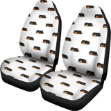 Sleeping Rottweiler Pattern Print Universal Fit Car Seat Covers 102422