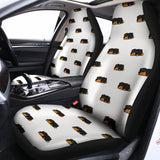 Sleeping Rottweiler Pattern Print Universal Fit Car Seat Covers 102422