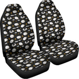 Sleeping Sheep Pattern Print Universal Fit Car Seat Covers 102422