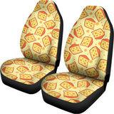 Slice Of Cheese Pattern Print Universal Fit Car Seat Covers 102422