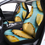 Sliced Pineapple Print Universal Fit Car Seat Covers 102422