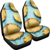 Sliced Pineapple Print Universal Fit Car Seat Covers 102422
