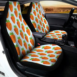 Smiling Carrot Pattern Print Universal Fit Car Seat Covers 102422