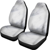Smoke Grey Marble Print Universal Fit Car Seat Covers 102422