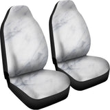 Smoke Grey Marble Print Universal Fit Car Seat Covers 102422