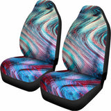 Smoke Psychedelic Trippy Print Universal Fit Car Seat Covers 102422