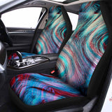 Smoke Psychedelic Trippy Print Universal Fit Car Seat Covers 102422