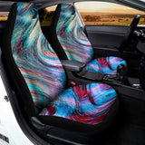 Smoke Psychedelic Trippy Print Universal Fit Car Seat Covers 102422