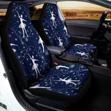Snowflake Ballet Pattern Print Universal Fit Car Seat Covers 102422