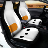 Snowman Face Print Universal Fit Car Seat Covers 102422