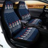 Snowman Knitted Pattern Print Universal Fit Car Seat Covers 102422