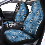 Snowy Penguin Knitted Pattern Print Universal Fit Car Seat Covers 102422