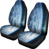 Space And Earth Print Universal Fit Car Seat Covers 102422