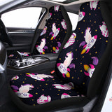 Space Astronaut Unicorn Pattern Print Universal Fit Car Seat Covers 102422